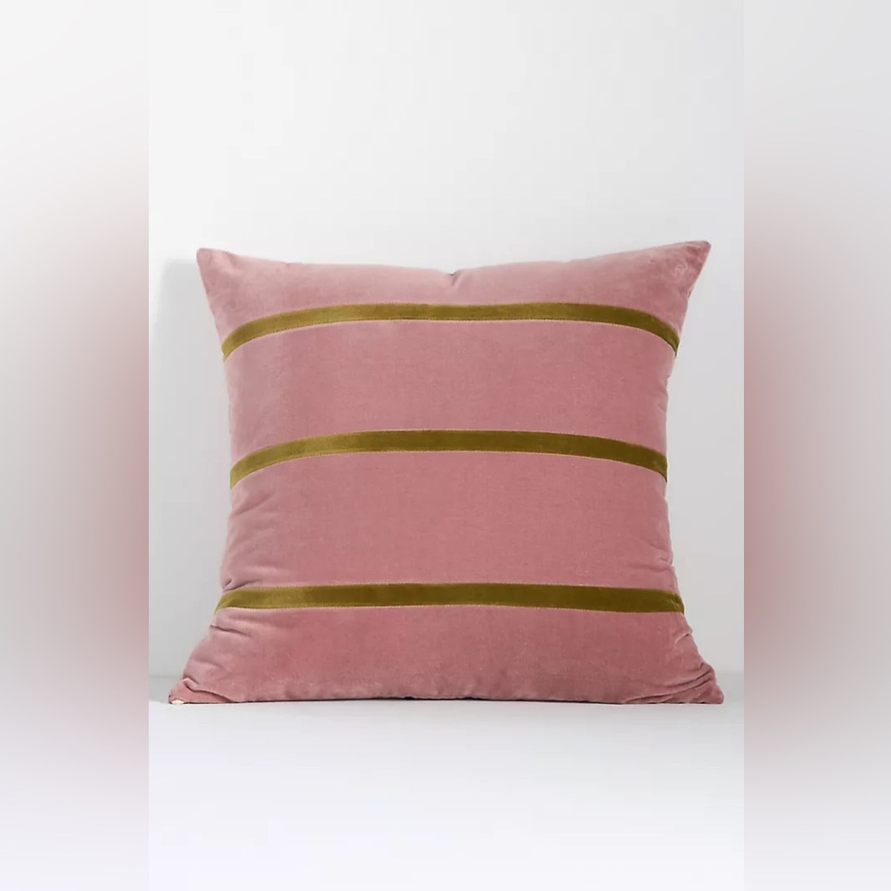 New Anthropologie Home Decor Rose Christina Lundsteen Gemma Cushion Cover